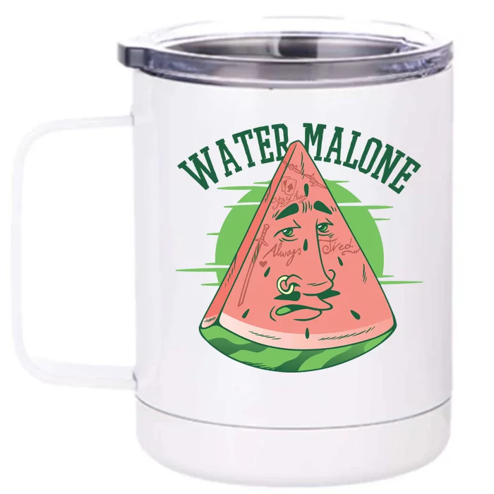 Water Malone Front & Back 12oz Stainless Steel Tumbler Cup