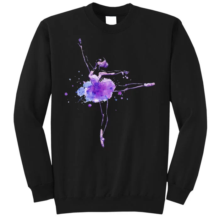 Watercolor Ballerina Sweatshirt