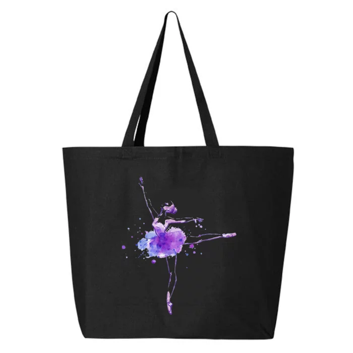 Watercolor Ballerina 25L Jumbo Tote