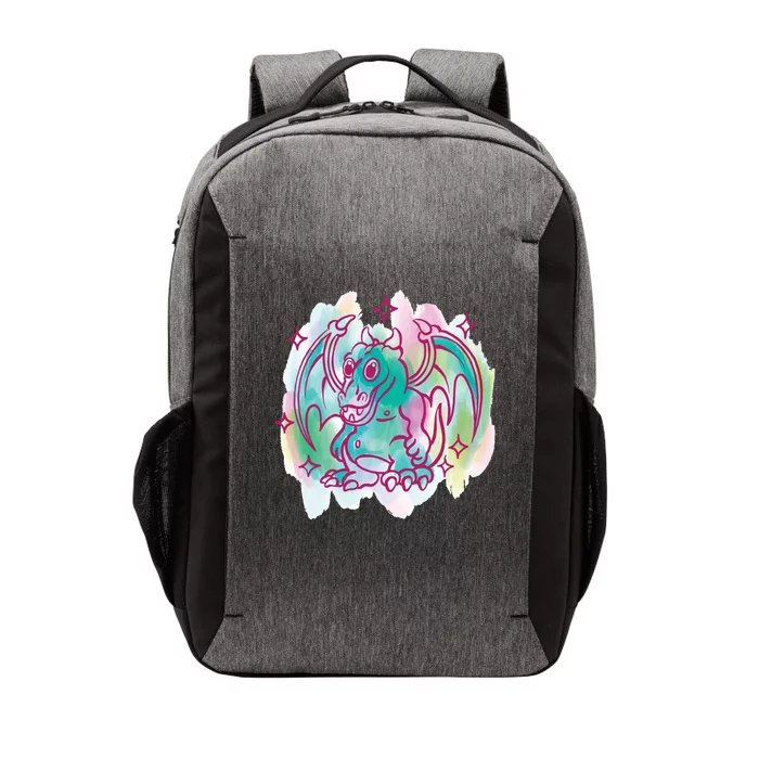 Watercolor Dragon Vector Backpack