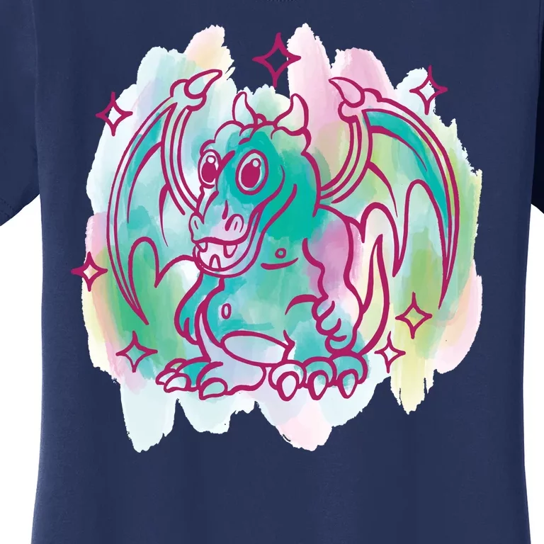 Watercolor Dragon Women's T-Shirt