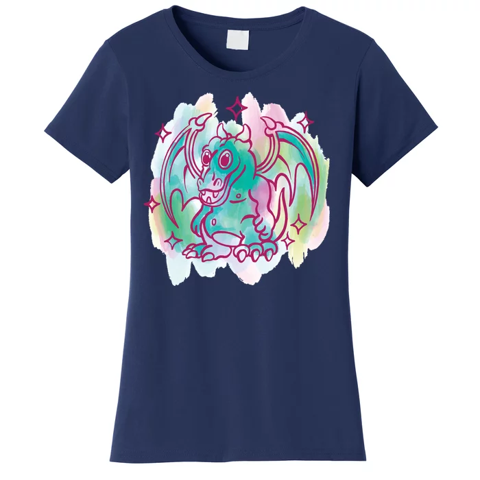 Watercolor Dragon Women's T-Shirt