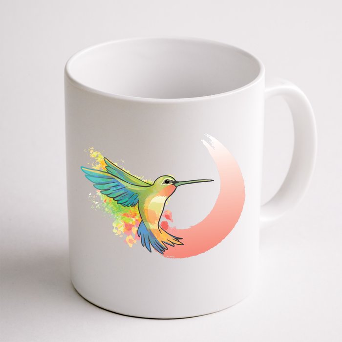 Watercolor Hummingbird Front & Back Coffee Mug