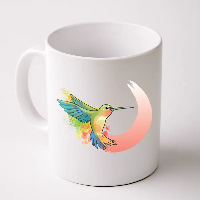 Watercolor Hummingbird Front & Back Coffee Mug