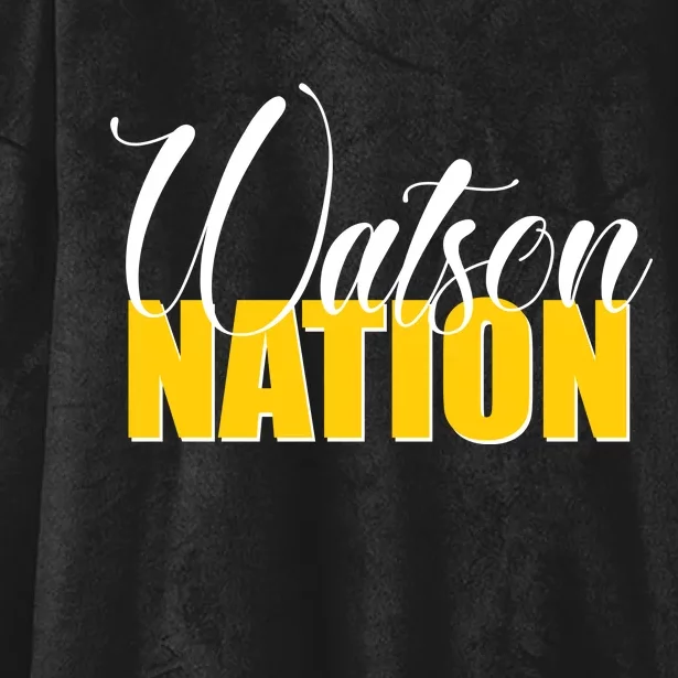 Watson Nation Hooded Wearable Blanket