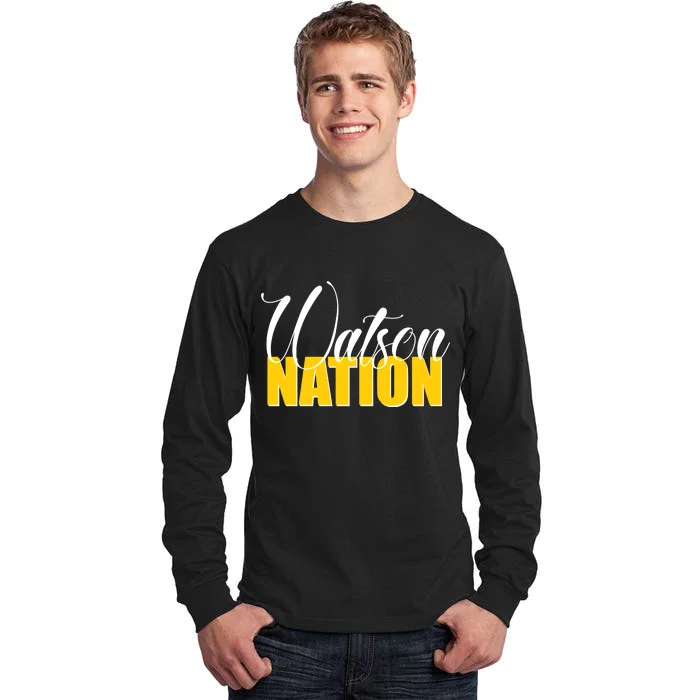 Watson Nation Tall Long Sleeve T-Shirt