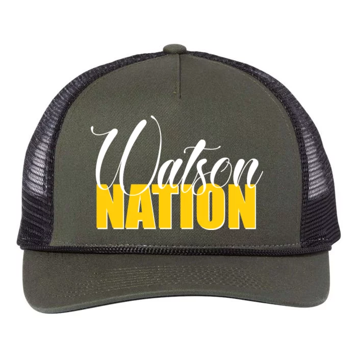 Watson Nation Retro Rope Trucker Hat Cap