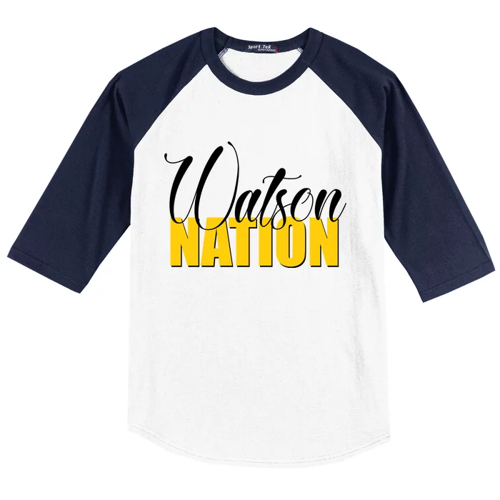 Watson Nation Baseball Sleeve Shirt