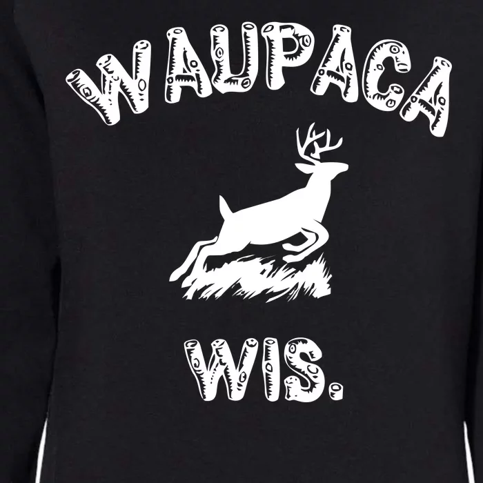 Waupaca Wis. Dustin Deer Womens California Wash Sweatshirt