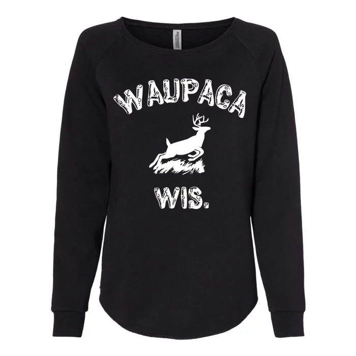 Waupaca Wis. Dustin Deer Womens California Wash Sweatshirt