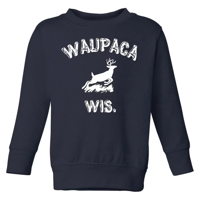 Waupaca Wis. Dustin Deer Toddler Sweatshirt