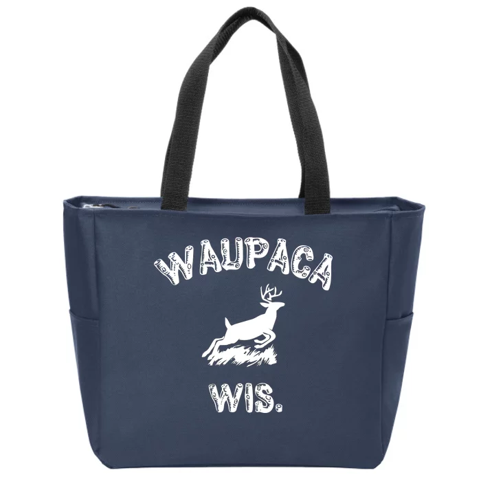 Waupaca Wis. Dustin Deer Zip Tote Bag