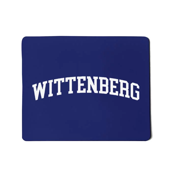 Wittenberg Arch Vintage Retro College Athletic Sports Mousepad