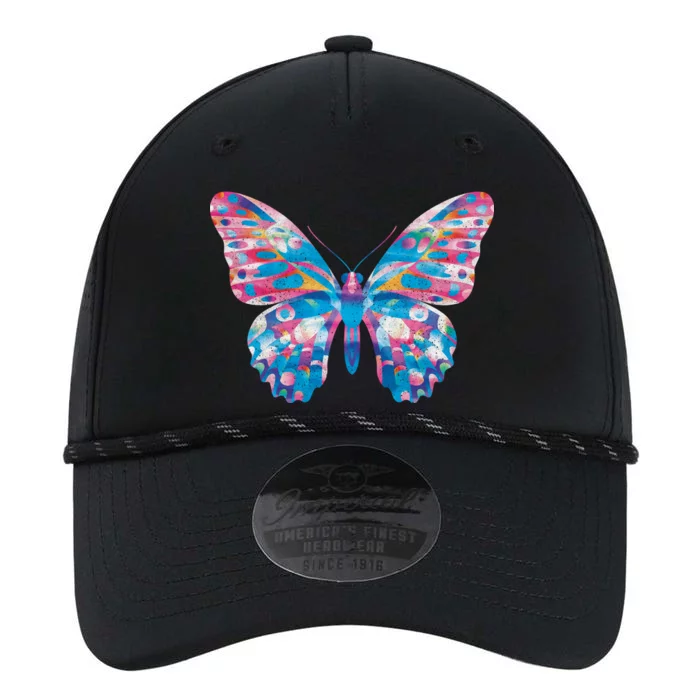 Wavy Colorful Butterfly Illustration Performance The Dyno Cap