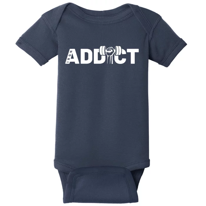 Weightlifting Addict Baby Bodysuit