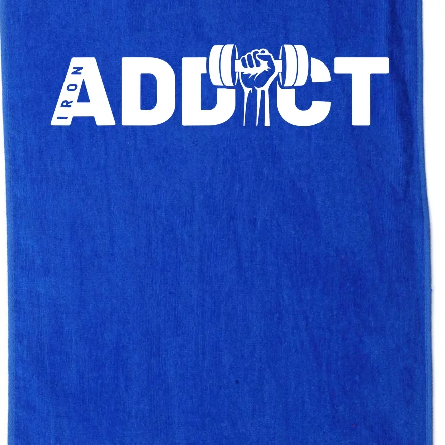 Weightlifting Addict Platinum Collection Golf Towel