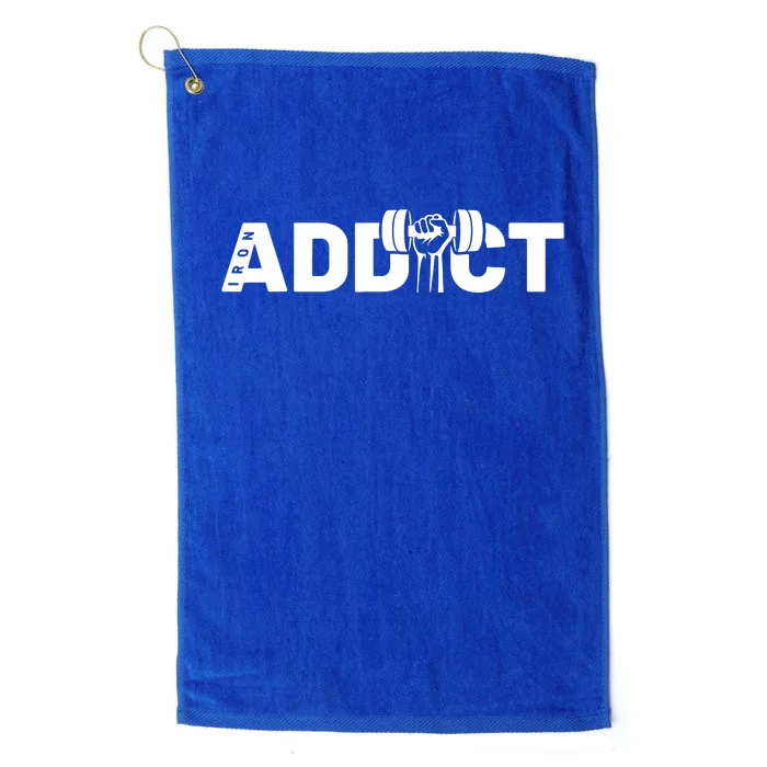 Weightlifting Addict Platinum Collection Golf Towel