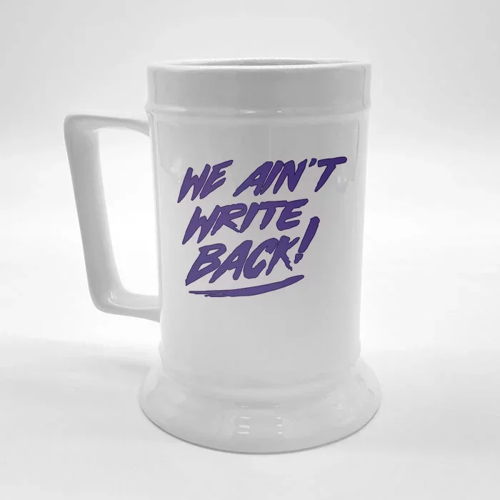 We Aint Write Back Washington Huskie Front & Back Beer Stein