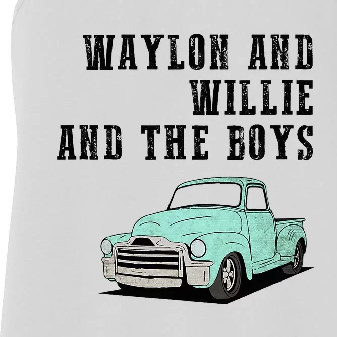 W.A.Y.L.O.N And Willie Women's Racerback Tank