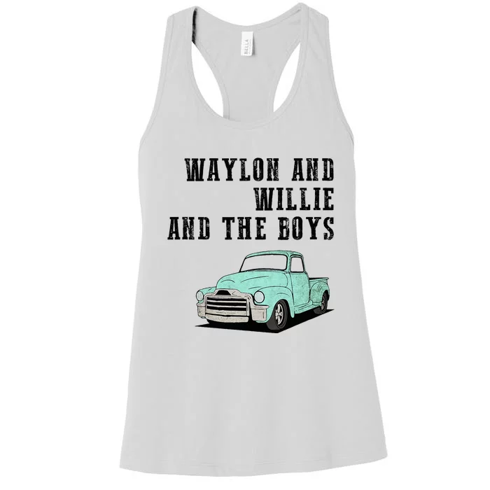 W.A.Y.L.O.N And Willie Women's Racerback Tank