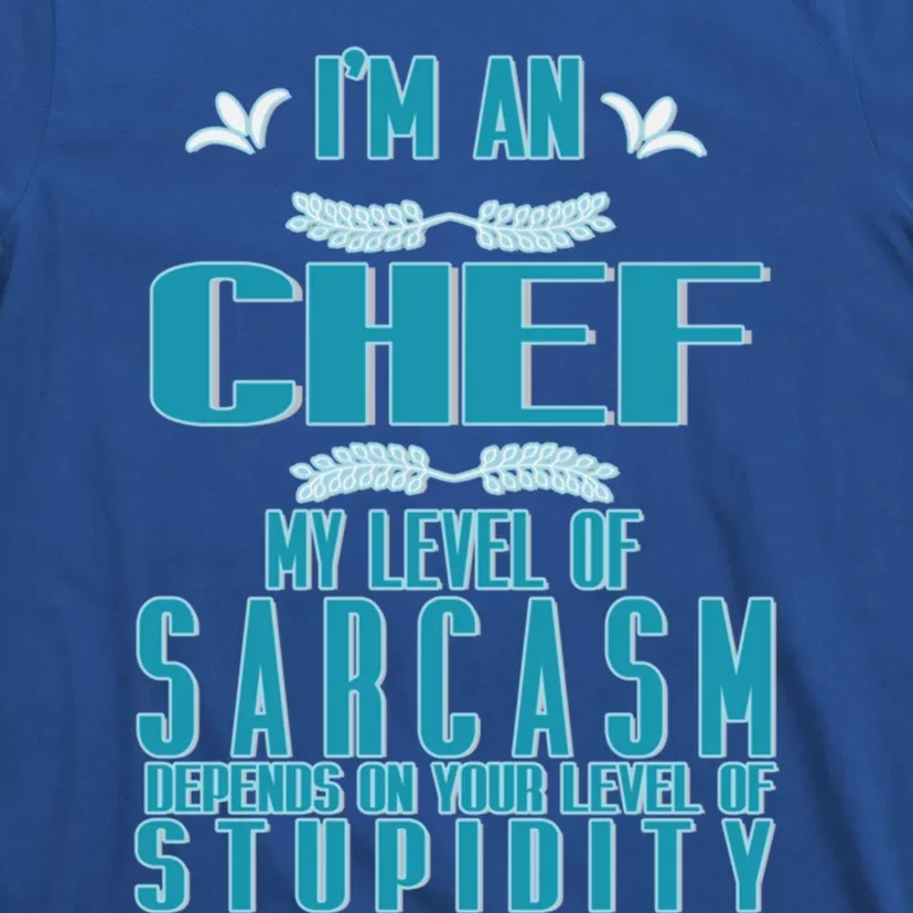 Warning: Arguing With The Chef Will Be Ineffectidve Professi Gift T-Shirt