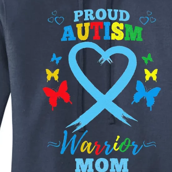 WoProud Autism Warrior Mom Autism Awareness Women's Pullover Hoodie