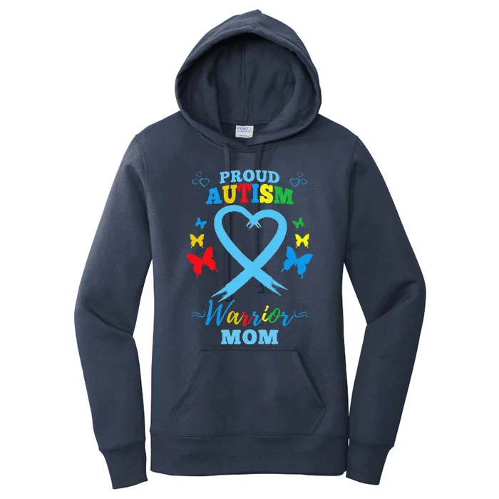 WoProud Autism Warrior Mom Autism Awareness Women's Pullover Hoodie