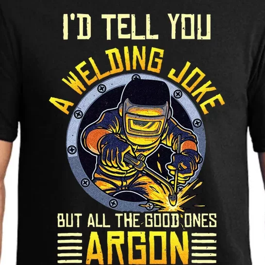 Welding Argon Welding Funny Welder Pajama Set