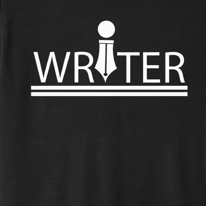 Writer Author  White ChromaSoft Performance T-Shirt