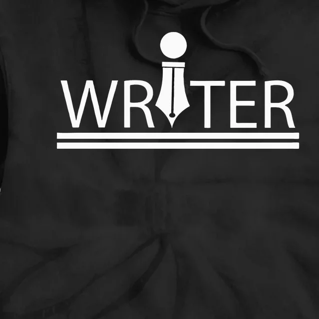 Writer Author  White Tie Dye Hoodie