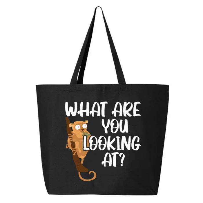 What Are You Looking At Big Eyes Animal Lover Tarsier 25L Jumbo Tote