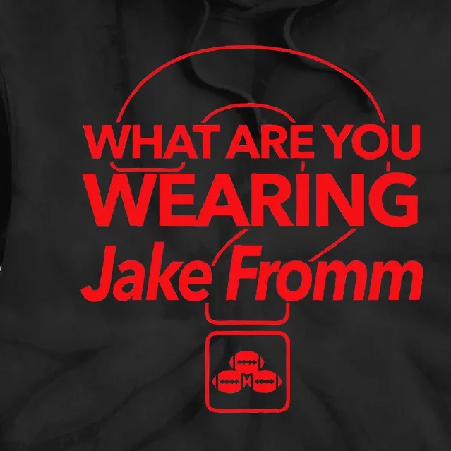 What Are You Wearing Jake Fromm By Georgia Tie Dye Hoodie