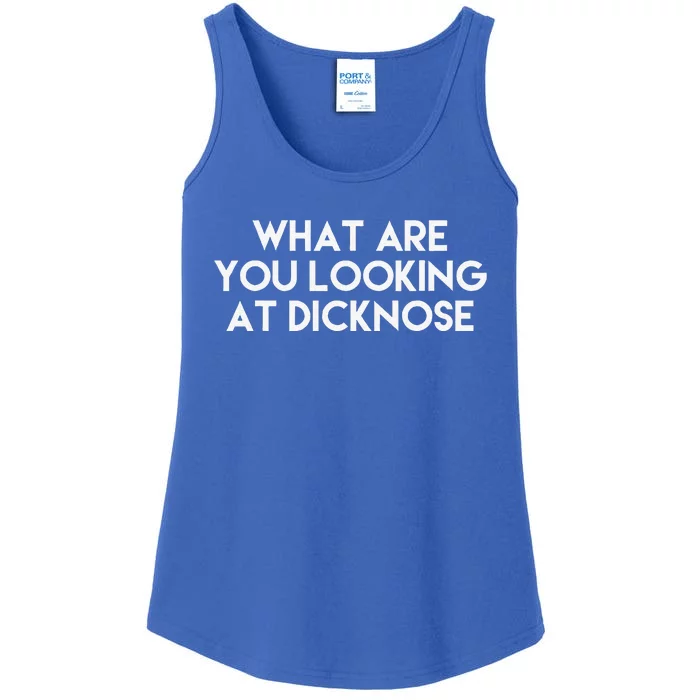 What Are You Looking At Dicknose Classic Costume Halloween Ladies Essential Tank