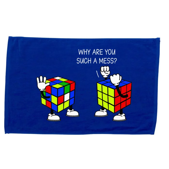 Why Are You Such A Mess Funny Speed Cubing Microfiber Hand Towel