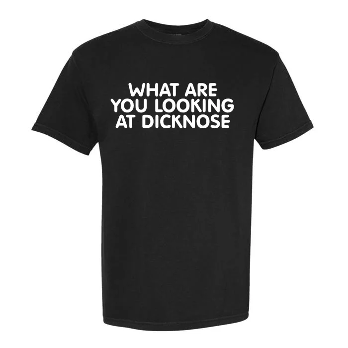 What Are You Looking At Dicknose Garment-Dyed Heavyweight T-Shirt