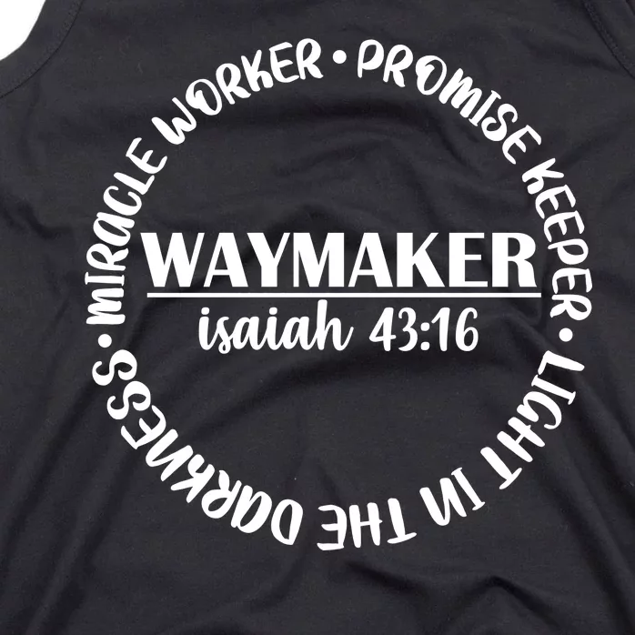 Waymaker Isaiah 43:16 Tank Top