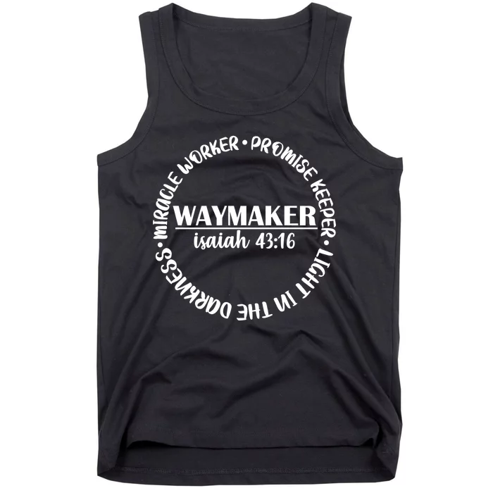 Waymaker Isaiah 43:16 Tank Top