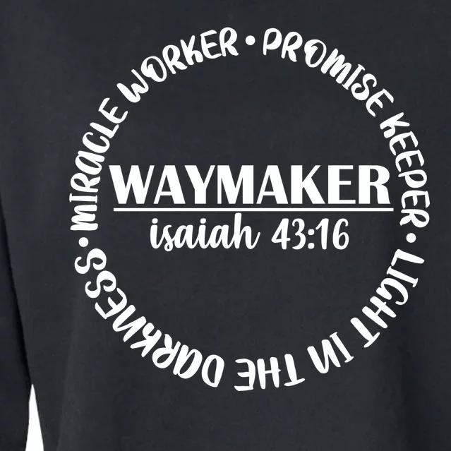 Waymaker Isaiah 43:16 Cropped Pullover Crew