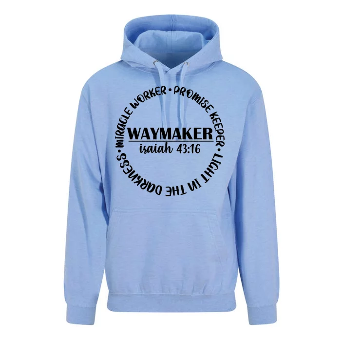 Waymaker Isaiah 43:16 Unisex Surf Hoodie