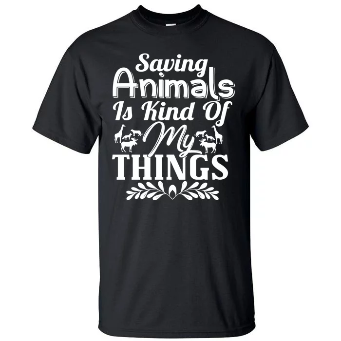 Wildlife Animals Zoo Keeper Graphic Tall T-Shirt