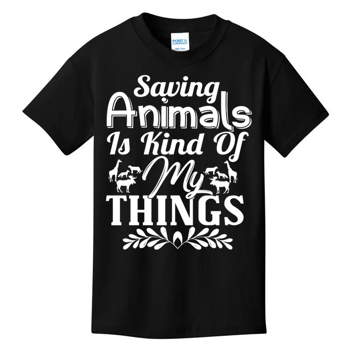 Wildlife Animals Zoo Keeper Graphic Kids T-Shirt