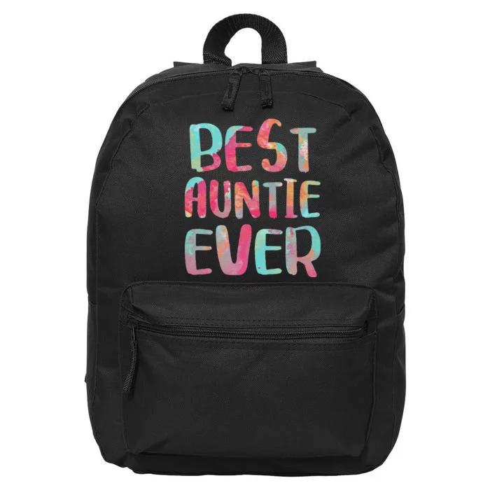 Womens Best Auntie Ever Mother's Day 16 in Basic Backpack