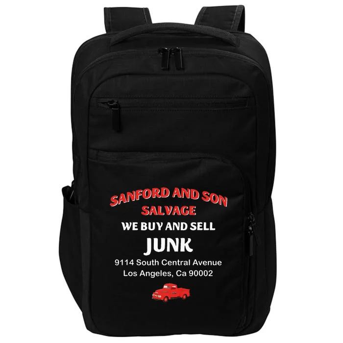 We Buy And Sell Junk Car Son In Sanford City Funny Meme Impact Tech Backpack