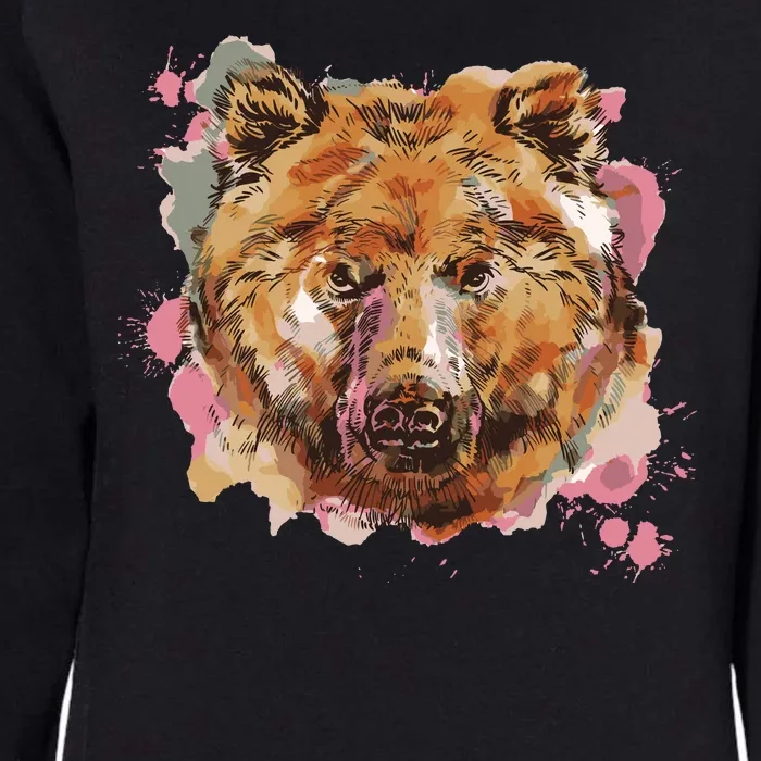 Wild Bear Art Womens California Wash Sweatshirt