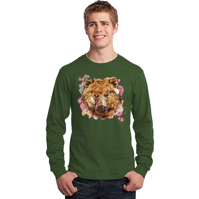 Wild Bear Art Long Sleeve Shirt