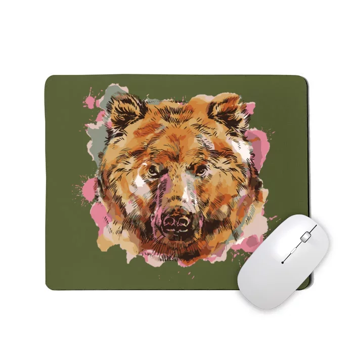 Wild Bear Art Mousepad