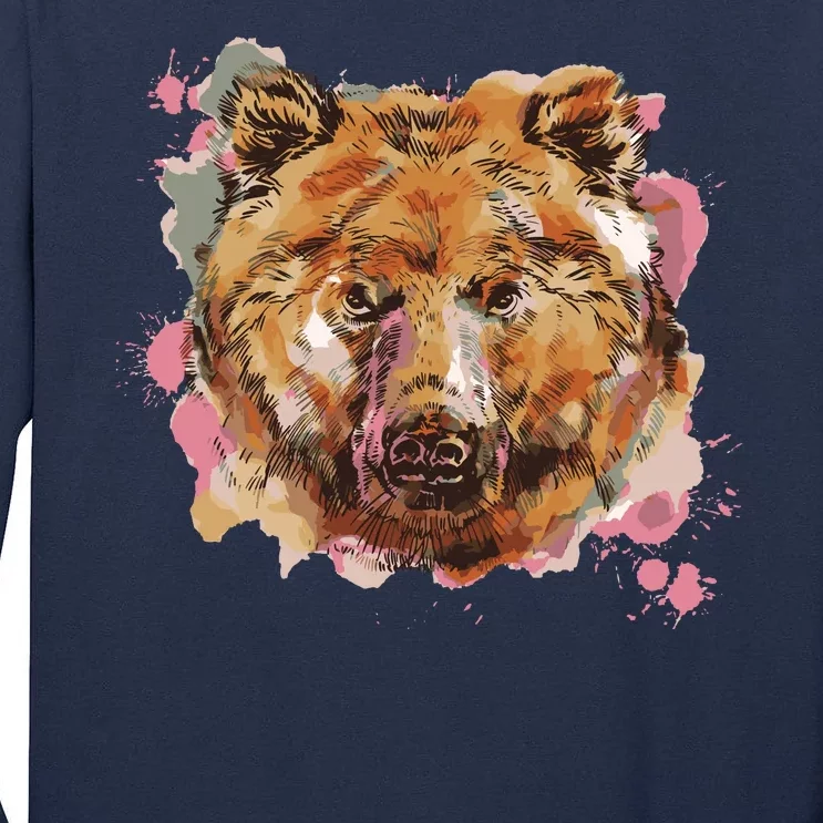 Wild Bear Art Tall Long Sleeve T-Shirt