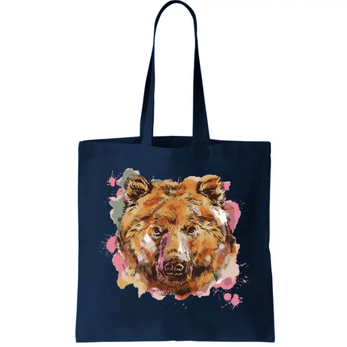 Wild Bear Art Tote Bag