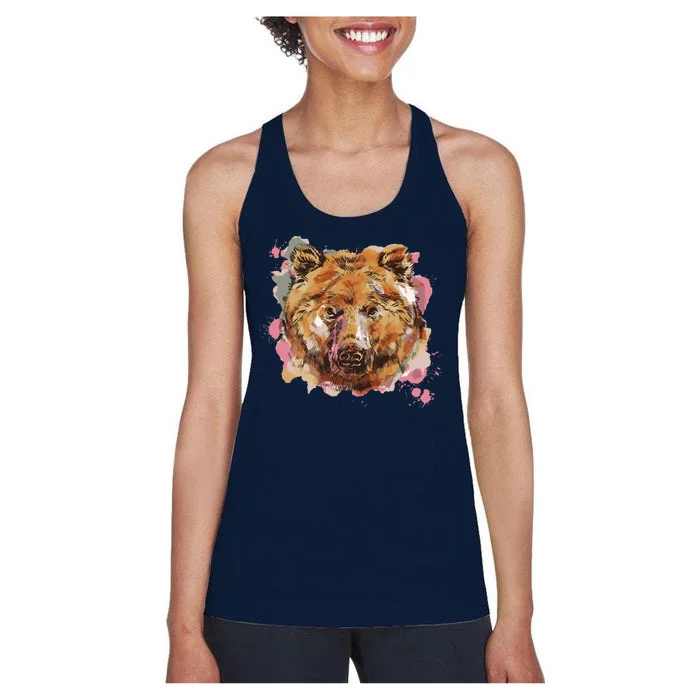 Wild Bear Art Women's Racerback Tank