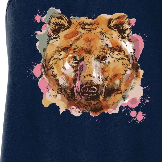 Wild Bear Art Women's Racerback Tank